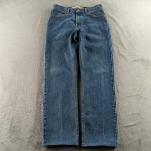 Vintage Levis Jeans Mens 33x32 (Fits 31x31) Blue 505 Straight Soft Cotton Denim
